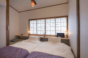‘Hanagoromo’ Machiya Holiday Home - Bedroom