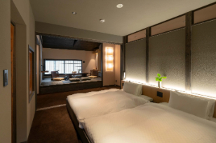 ‘Hinaya Gojo Ichi’ Machiya Holiday Homes - Bedroom