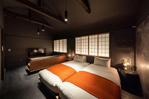 ‘Sumihotaru Honoka’ Machiya Holiday Home - Bedroom