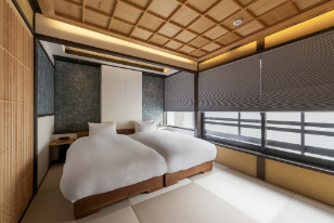 ‘Marikoji’ Machiya Holiday Home - Bedroom