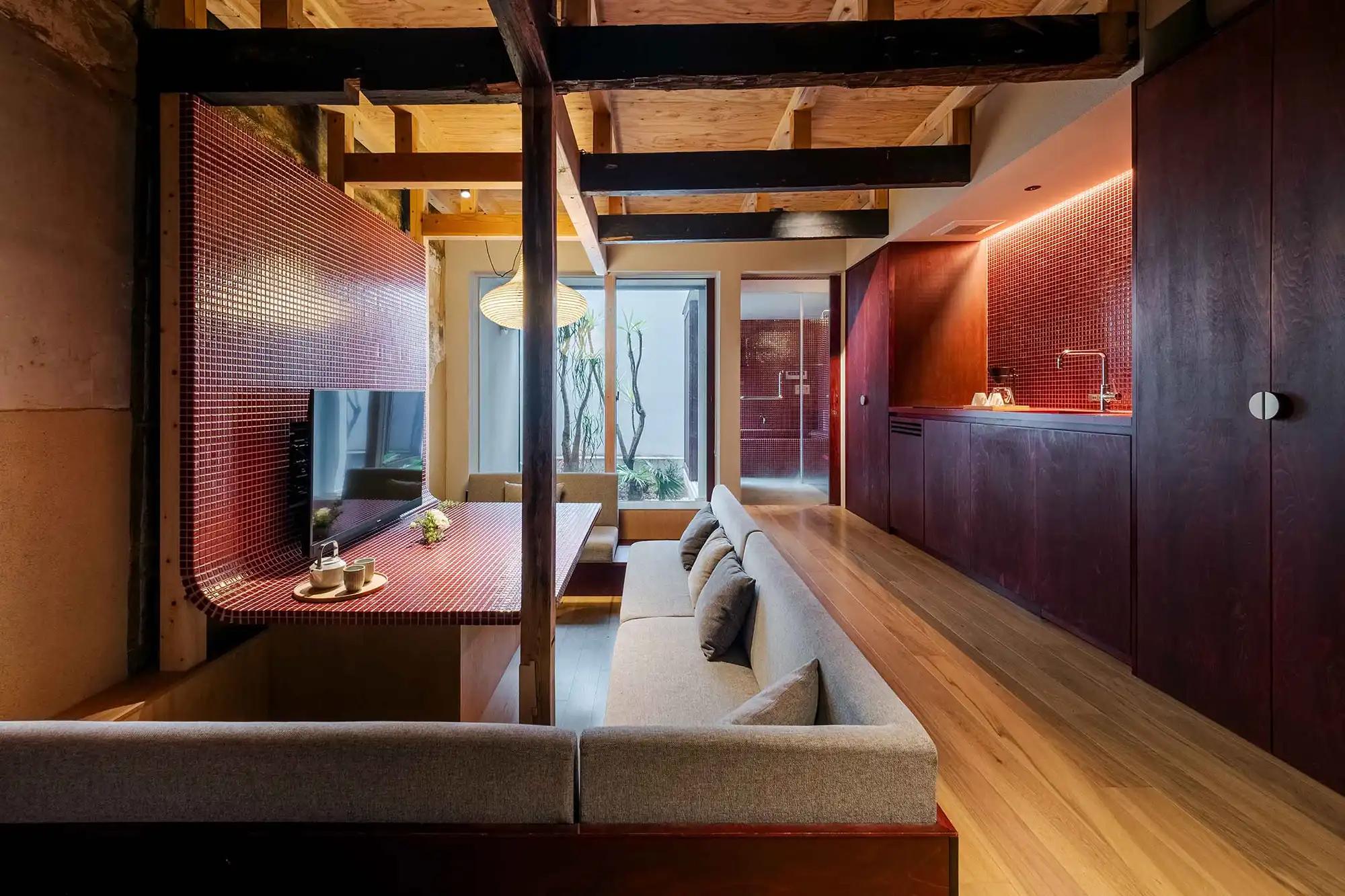 ‘Akeiro’ Machiya Holiday Home - Living Room