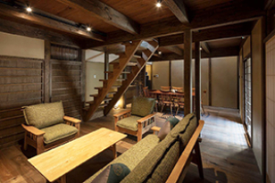 ‘Choya Gosho-Minami’ Machiya Holiday Home - Living Room