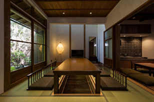 ‘Natsume-an’ Machiya Holiday Homes - Living Room