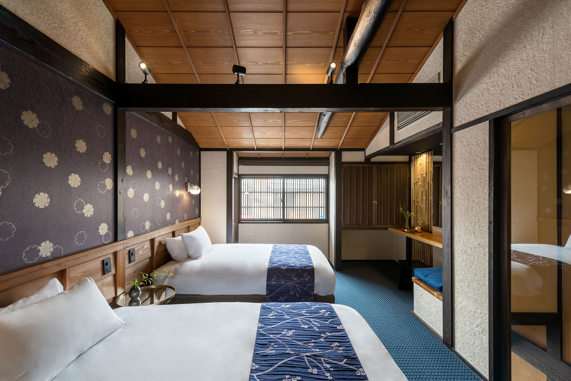 'Rikka' Wall Paper Design - Machiya House Features