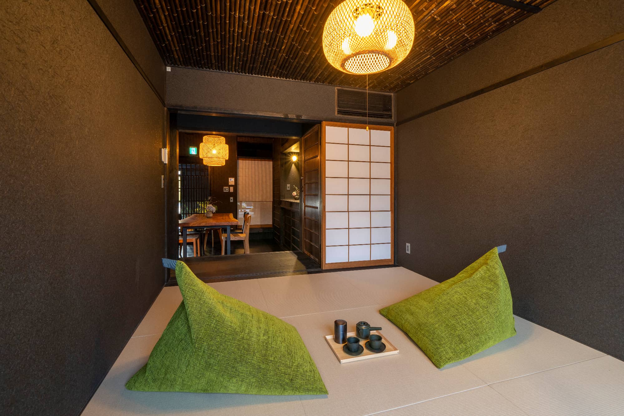 'Kurochiku' Bamboo Ceiling- Machiya House Features