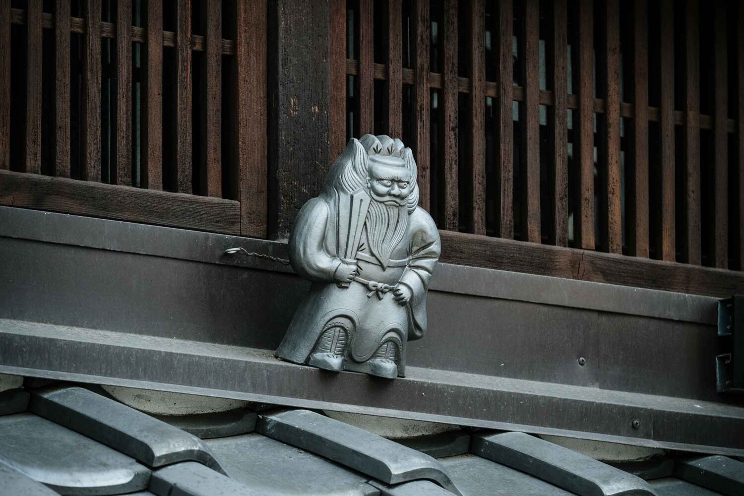 京町家の小さな守り神・鍾馗さん