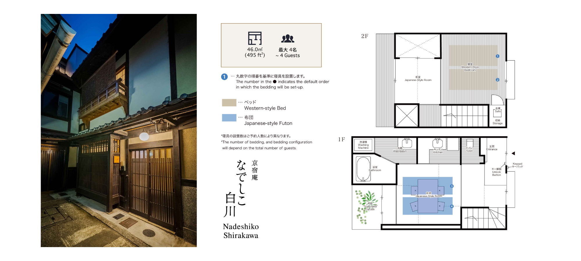 一棟貸し町家の間取り